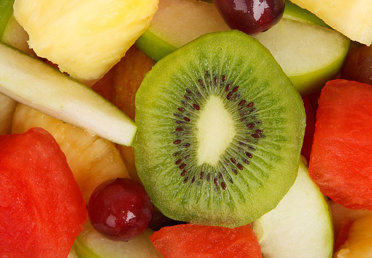 Ensaladas de frutas en Melgar
